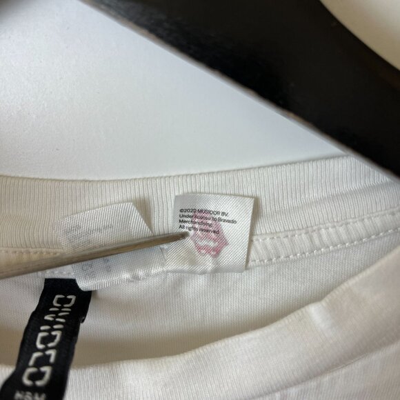 The Rolling Stone Steel Wheels Tour T Shirt Womens White Small S Single Band - Picture 11 of 16